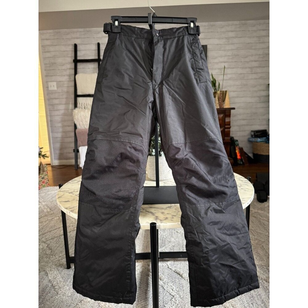 Protection System Black Fleece Lined Snow Ski Boarding Pants Boys Size 10/12